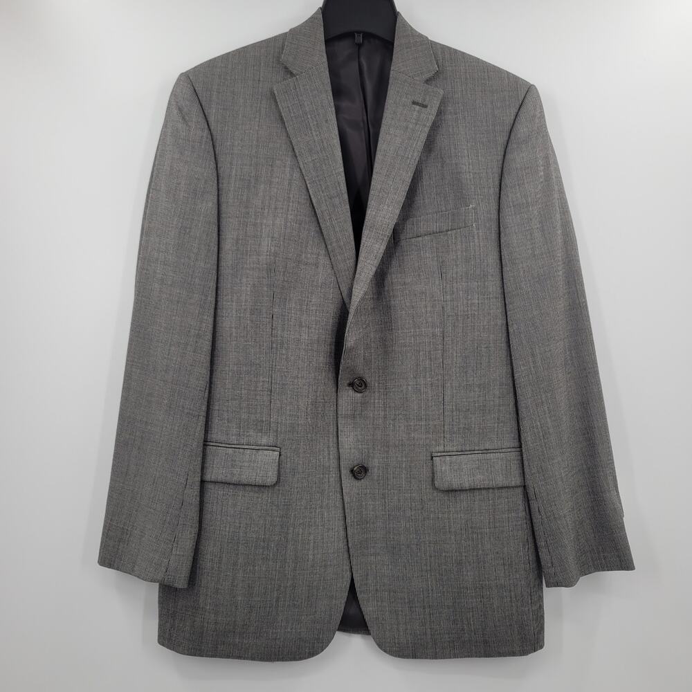 Lauren Ralph Lauren 100% wool gray sports jacket blazer suit size 40L